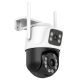 Camera IP WiFi 6MP Avec Vision Nocturne Infrarouge Et Intercom Vocal Bidirectionnel Pour Sécurité Optimale