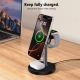 Chargeur Sans Fil Magnétique 3 En 1 Qi Jusqu’à 15W Avec Angle Réglable Et Position Horizontale Ou Verticale - www.yonis-shop.com