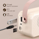 Réveil Rétro Portable Enceinte Bluetooth Haut-Parleur Étanche IPX5 Son Puissant 3W - www.yonis-shop.com