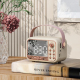 Réveil Rétro Portable Enceinte Bluetooth Haut-Parleur Étanche IPX5 Son Puissant 3W - www.yonis-shop.com