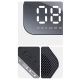 Enceinte Bluetooth Avec Réveil Et Écran LCD Miroir À Luminosité Réglable Bluetooth 5.0 Lecture MP3 Et Carte TF - www.yonis-sh...