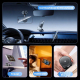 Support Téléphone Voiture Chargeur Sans Fil 15W Aimant N52 Ventouse Sous Vide Rotation 1080° pliable - www.yonis-shop.com