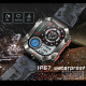 Montre Connectée Sport Étanche IP67 Écran 2 Pouces Bluetooth 5.1 Appels Sommeil Oxygène Cardio Pression Artérielle - www.yoni...