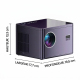 Videoprojecteur HD 1080P Focus Automatique Avec WiFi 5G Double Bande Ultra Portable Expérience Cinéma Maison de Qualité Supér...
