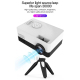 Videoprojecteur Mini LED HD 1080P Portable Avec Montage Trépied Support AV HDMI USB TF Qualité Image Supérieure Protection Oc...