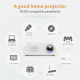 Videoprojecteur Mini LED HD Portable Avec Batterie Intégrée Support HDMI AV SD USBIdéal Pour Votre Home Cinéma Familial - www...