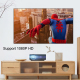 Videoprojecteur LED HD Petit et Puissant avec Haut-Parleurs Intégrés et Télécommande Infrarouge - www.yonis-shop.com