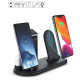 Chargeur Sans Fil Multi-Function Pour Téléphones Apple Watch Et Airpods Avec Support Et Lampe De Bureau Pliable - www.yonis-s...