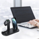 Chargeur Sans Fil Multi-Function Pour Téléphones Apple Watch Et Airpods Avec Support Et Lampe De Bureau Pliable - www.yonis-s...