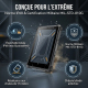 Tablette Durcie 4G Étanche Antichoc 8 Pouces Android 7.0 Octa Core GPS NFC Batterie Longue Durée - www.yonis-shop.com