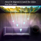 Écran De Projection Pliable Métal Anti-Lumière HD 84 Pouces 16:9 Pour Home Cinéma Et Conférences Qualité 4K Nettoyage Facile ...