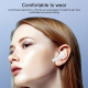 Ecouteurs Bluetooth Sans Fil Mini Tactile Affichage Digital Longue Autonomie - www.yonis-shop.com