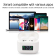 Ecouteurs Bluetooth Sans Fil Mini Tactile Affichage Digital Longue Autonomie - www.yonis-shop.com