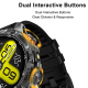 Montre Connectée Sport Avec Suivi Cardiaque Sommeil Écran IPS 1,7 Pouce Autonomie 25 Jours Étanchéité IP68 App FitCloudPro - ...