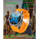 Montre Connectée Sport Avec Suivi Cardiaque Sommeil Écran IPS 1,7 Pouce Autonomie 25 Jours Étanchéité IP68 App FitCloudPro - ...