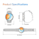 Montre Connectée Sport Avec Écran AMOLED 1,43 Pouce Appels Bluetooth IP68 Et Suivi Cardiaque - www.yonis-shop.com