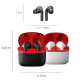 Écouteurs Bluetooth Sans Fil Sport Avec Basse Stéréo Et Contrôle Tactile - www.yonis-shop.com
