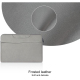 Sacoche Ordinateur Portable Imperméable En Cuir PU Avec Sangle Cachée Pour Ordinateur 15.6 Pouces Couleur Gris Clair - www.yo...