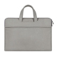 Sacoche Ordinateur Portable Imperméable En Cuir PU Avec Sangle Cachée Pour Ordinateur 15.6 Pouces Couleur Gris Clair - www.yo...