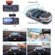 Dashcam Voiture 1080P Vue Avant Et Intérieure Détection De Mouvement Vision Arrière Et Surveillance 24 Heures - www.yonis-sho...