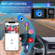Caméra Embarquée 3 Canaux Pour Voiture Avec WiFi Vidéo 4K Vision Nocturne Et Surveillance Parking - www.yonis-shop.com