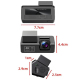 Dashcam Voiture Double Caméra 1080p Avec Vision Nocturne WiFi Et Surveillance Parking 24 Hrs - www.yonis-shop.com