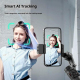 Stabilisateur Gimbal Pour Smartphone Pour Vlog Avec Suivi Du Visage Par IA Micro Détachable Et Lumière Magnétique - www.yonis...