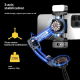 Stabilisateur Gimbal Pour Smartphone Pour Vlog Avec Suivi Du Visage Par IA Micro Détachable Et Lumière Magnétique - www.yonis...