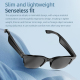 Lunettes Audio Bluetooth Pour Musique Et Appels Réduction De Bruit ENC Bluetooth 5.0 Recharge Rapide USB-C iOS Android - www....