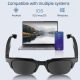Lunettes Audio Bluetooth Pour Musique Et Appels Réduction De Bruit ENC Bluetooth 5.0 Recharge Rapide USB-C iOS Android - www....