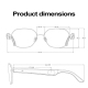Lunettes Connectées Pour Traduction IA En Temps Réel 163 Langues Appels Bluetooth Étanchéité IP67 - www.yonis-shop.com