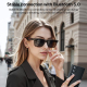 Lunettes Audio Bluetooth À Branches Ouvertes Appels Mains Libres IP54 Autonomie 6 À 7 Heures Contrôle Tactile - www.yonis-sho...