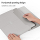 Sacoche Ordinateur Portable Cuir PU Imperméable Ultra-Fine Protection Pour Laptop 13-14 Pouces Vert Foncé - www.yonis-shop.com