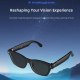 Lunettes Intelligentes Avec Caméra 8 MP Traduction IA En Direct Vidéo 1080p Audio Bluetooth 32 Go无码av - www.yonis-shop.com