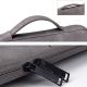 Sacoche Ordinateur Portable 13.3 Pouces Élégante En Peau De Mouton Gris Anti-Choc Et Légère - www.yonis-shop.com