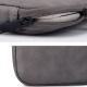 Sacoche Ordinateur Portable 13.3 Pouces Élégante En Peau De Mouton Gris Anti-Choc Et Légère - www.yonis-shop.com