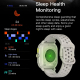 Montre Connectée Écran Ultra HD 2.06 Pouces Bluetooth Appels Blanc Étanche IPX8 Suivi Santé et Sport - www.yonis-shop.com