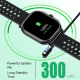 Montre Connectée Écran Ultra HD 2.06 Pouces Bluetooth Appels Blanc Étanche IPX8 Suivi Santé et Sport - www.yonis-shop.com