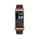 Bracelet Connecté Élégant en Cuir 1.14 Pouces Gestion du Sommeil et Suivi de l'Oxygène Sanguin Compatible iOS Android - www.y...