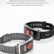 Bracelet Connecté Élégant en Cuir 1.14 Pouces Gestion du Sommeil et Suivi de l'Oxygène Sanguin Compatible iOS Android - www.y...