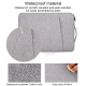 Sacoche Ordinateur Portable Étanche Et Protectrice Pour Laptop 13.3 Pouces En Polyester Gris Avec Poignée Télescopique Confor...