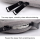 Sacoche Ordinateur Portable Étanche Et Protectrice Pour Laptop 13.3 Pouces En Polyester Gris Avec Poignée Télescopique Confor...