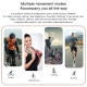 Montre Connectée Étanche IP67 Écran Tactile TFT 1.69 Pouces Appels Bluetooth Modes Sport Multiples Compatibilité iOS Android ...