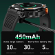 Montre Connectée Bluetooth 1.46 Pouces Moniteur Santé et Sports 100 Modes Étanche IP67 Autonomie 30 Jours - www.yonis-shop.com