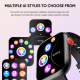 Montre Connectée Sport Écran Carré 2 Pouces Appel BT Suivi Fréquence Cardiaque Pression Artérielle Oxygène Sommeil Étanche IP...