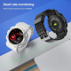 Montre Connectée Sport 1.54 Pouces Écran Tactile Multifonctions Suivi Activité Cardiaque Sommeil Compatible iOS Android - www...