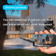 Caméra De Surveillance WiFi À Triple Objectif 360° 2MP Vision Nocturne Détection De Mouvement Audio Bidirectionnel - www.yoni...