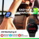 Montre Connectée Avancée Avec Appels Vocaux Suivi Santé Et Modes Sportifs Multifonctions - www.yonis-shop.com