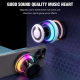 Mini Enceinte Bluetooth Portable Avec Éclairage RGB Son Surround 360° Et Support Téléphone Magnétique - www.yonis-shop.com