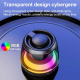 Mini Enceinte Bluetooth Portable Avec Éclairage RGB Son Surround 360° Et Support Téléphone Magnétique - www.yonis-shop.com